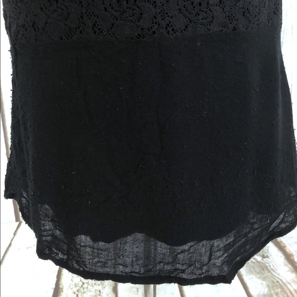 Anthropologie Meadow Rue Black Lace Tunic Top - Picture 5 of 5